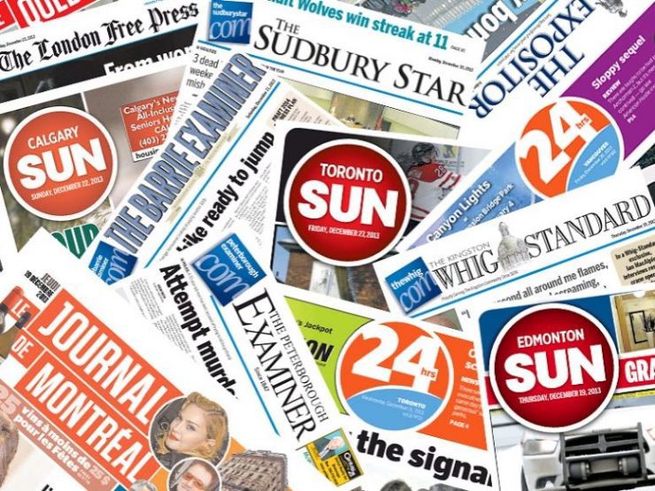 Sun Media newspapers.JPG
